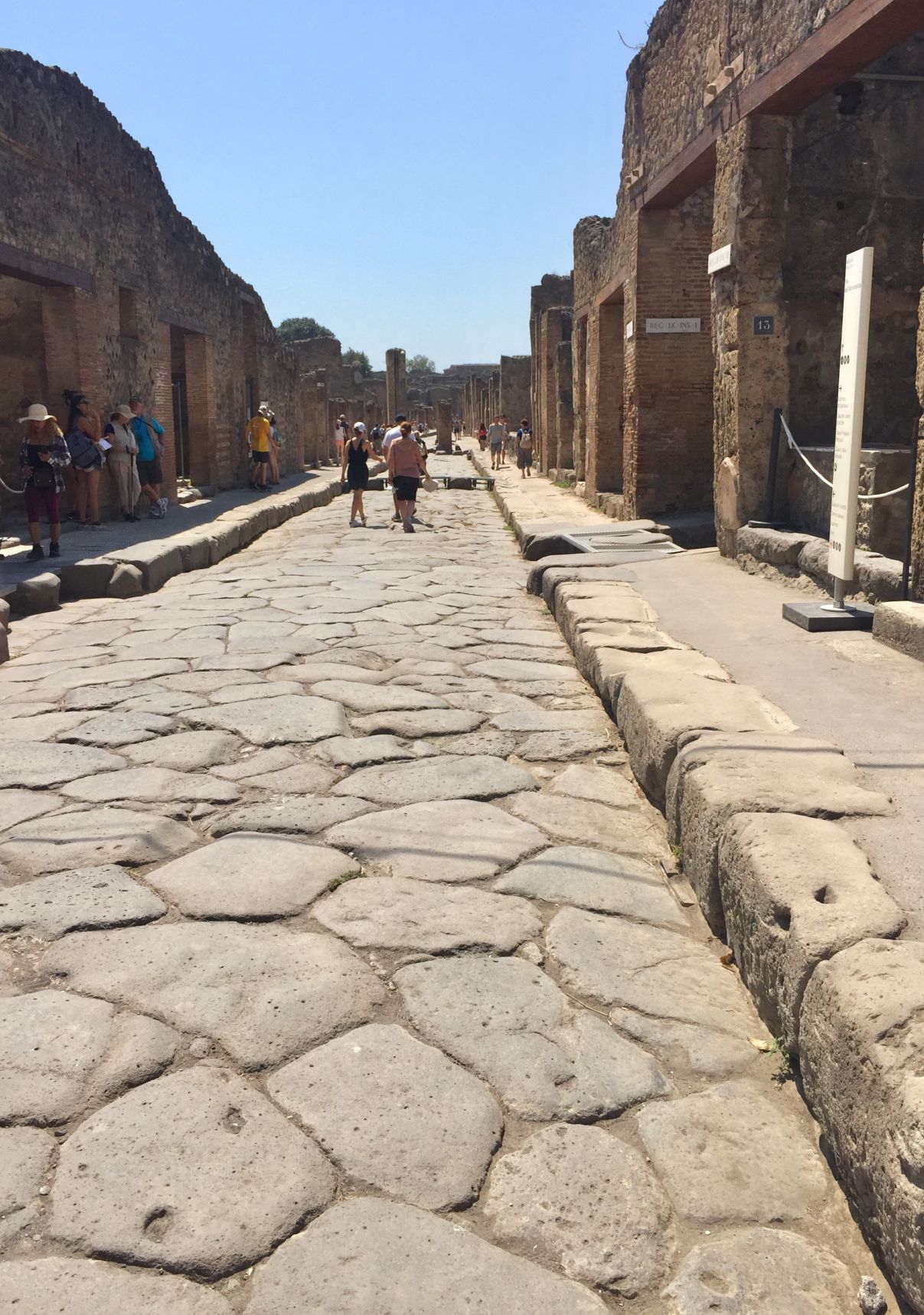A Pompeii roadway